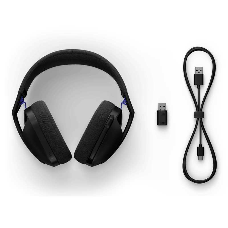 Гарнитура Logitech G321 LIGHTSPEED, радиоканал, Bluetooth 5.2, полноразмерные, чёрный, микрофон поворотный, фото 23