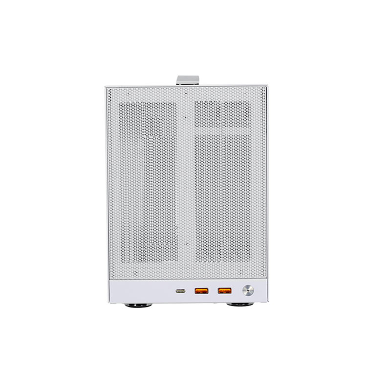 Корпус для ПК PcCooler K101 MESH WH 3F, Mini Tower, белый, под Mini-ITX, материал сталь, фото 4