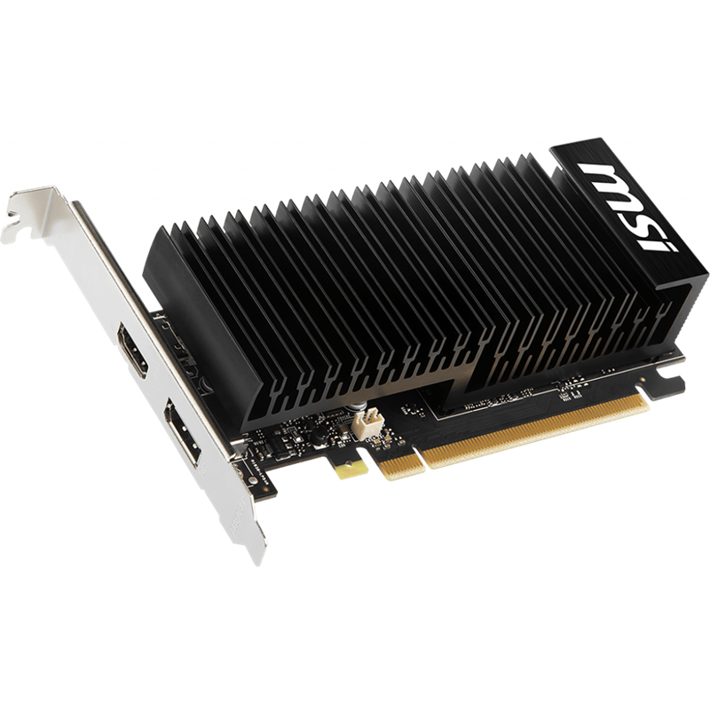 Видеокарта MSI GeForce GT 1030 2GHD4 LP OC, NVIDIA GeForce GT 1030, 2 ГБ видеопамяти, DDR4, фото 3