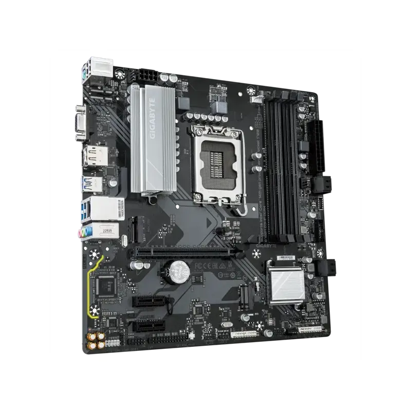 Материнская плата Gigabyte INTEL B760 s1700, LGA1700, mATX, DDR4, B760MD3HPDDR4, фото 7