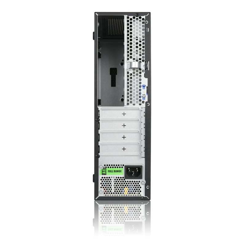 Корпус для ПК Foxline FL-1004-TFX230B-85, Desktop SFF, с БП 230 Вт, чёрный, под mATX, mITX, фото 4