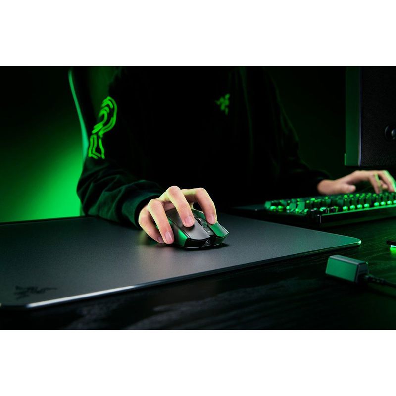 Мышь Razer Viper V3 Pro, USB-A, USB-C, радиоканал, 35000 dpi, чёрный, фото 5