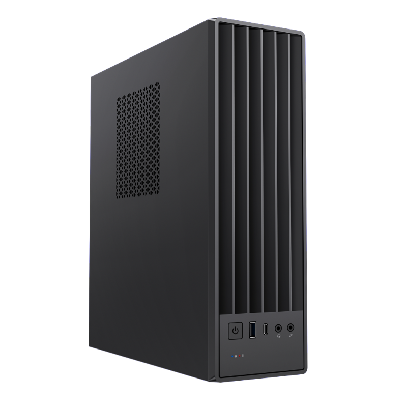 Корпус для ПК Foxline mATX Desktop, Desktop SFF, с БП 400 Вт, чёрный, под mATX, mITX, FL-461-FLX400