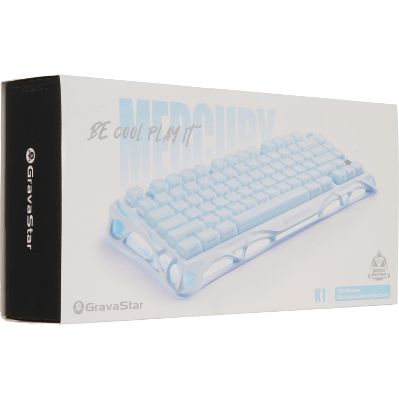 Клавиатура Gravastar Mercury K1 BLU, беспроводное подключение, белый, фото 8