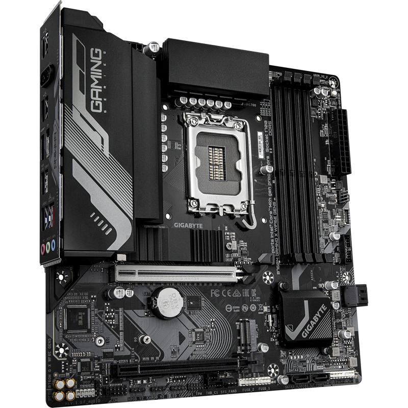 Материнская плата Gigabyte B760M G X WF6E GEN5, LGA1700, Intel B760 Express, mATX, DDR5, фото 3