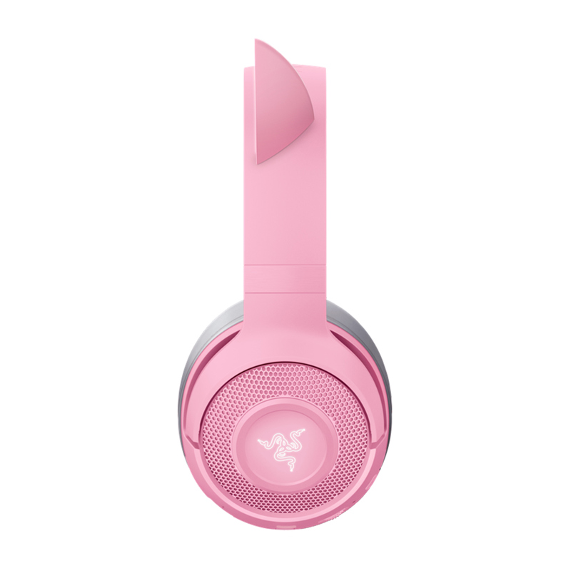 Гарнитура Razer Kraken Kitty BT V2 - Quartz, Bluetooth 5.2, накладные, розовый, микрофон встроенный, фото 3