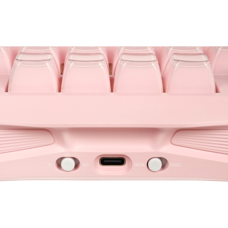 Клавиатура Gravastar Mercury K1 Lite PM PNK, беспроводное подключение, белый, фото 10