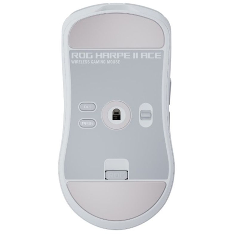 Мышь ASUS P723 ROG HARPE II ACE, USB-A, Bluetooth, радиоканал, белый, подсветка, фото 6