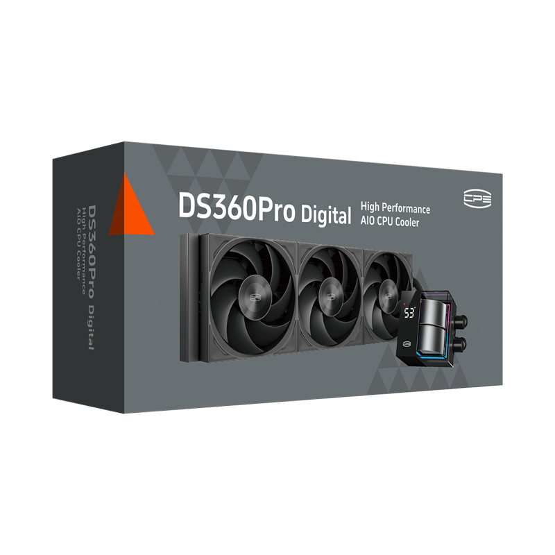 Система жидкостного охлаждения PcCooler DS360 Pro Digital BK, вентилятор 120 мм, шум 34.3 дБА, AM5, фото 8