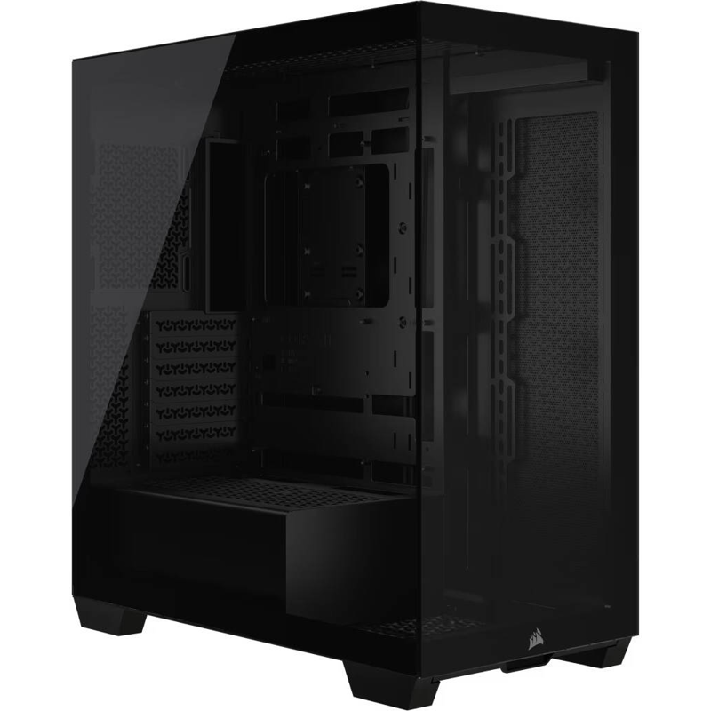 Корпус для ПК Corsair 3500X, Midi Tower, чёрный, под ATX, E-ATX, mATX, Mini-ITX