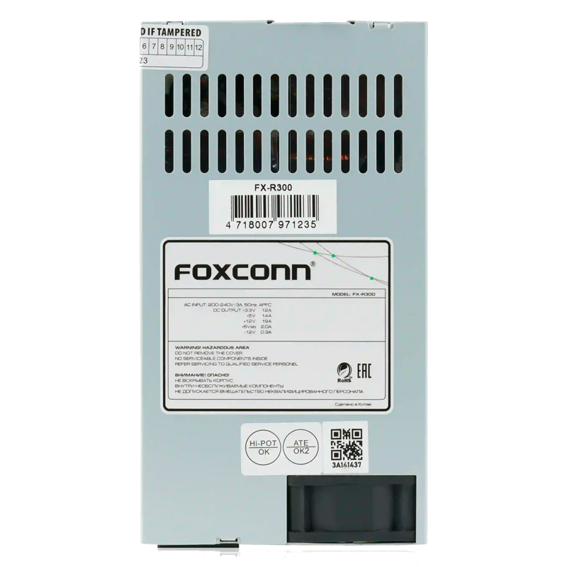 Блок питания Foxconn FX-R300, 300 Вт, FlexATX, активный PFC, вентилятор 40x40 мм