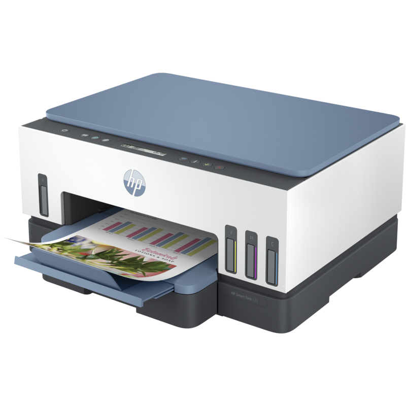 МФУ струйное HP Smart Tank 725, A4, цветная печать, 23 стр./мин, двусторонняя печать, USB, Wi-Fi, фото 23