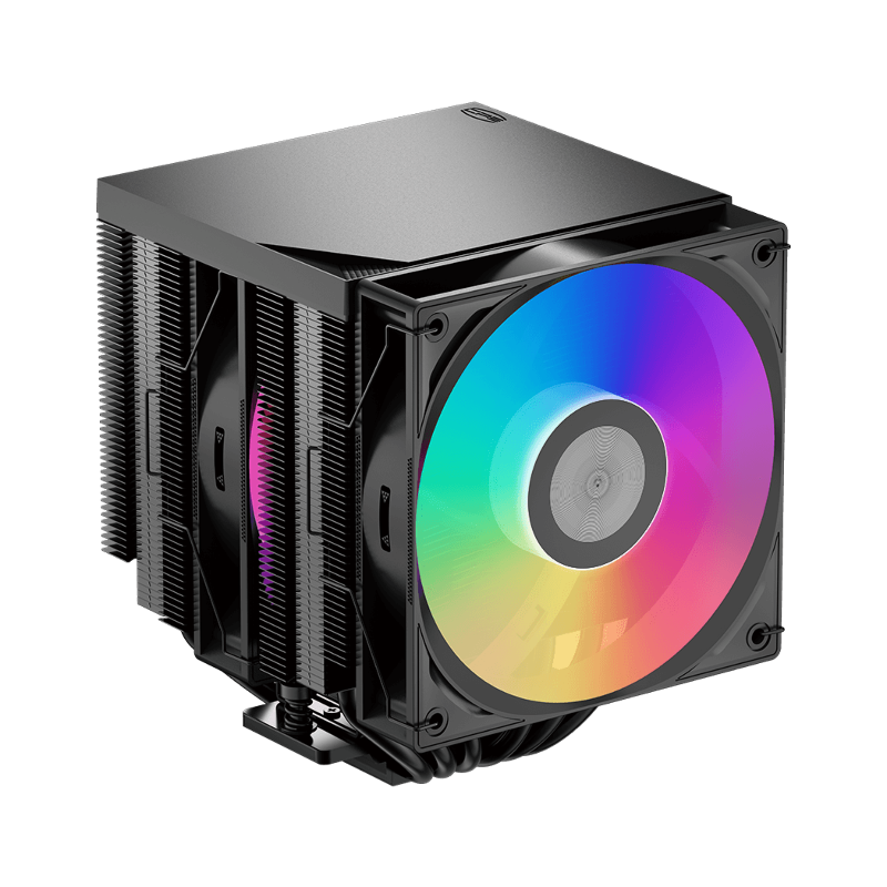 Кулер для процессора PcCooler RT620Pro TC ARGB BK, AM5, до 265 Вт, вентилятор 120 мм, шум 34.9 дБА