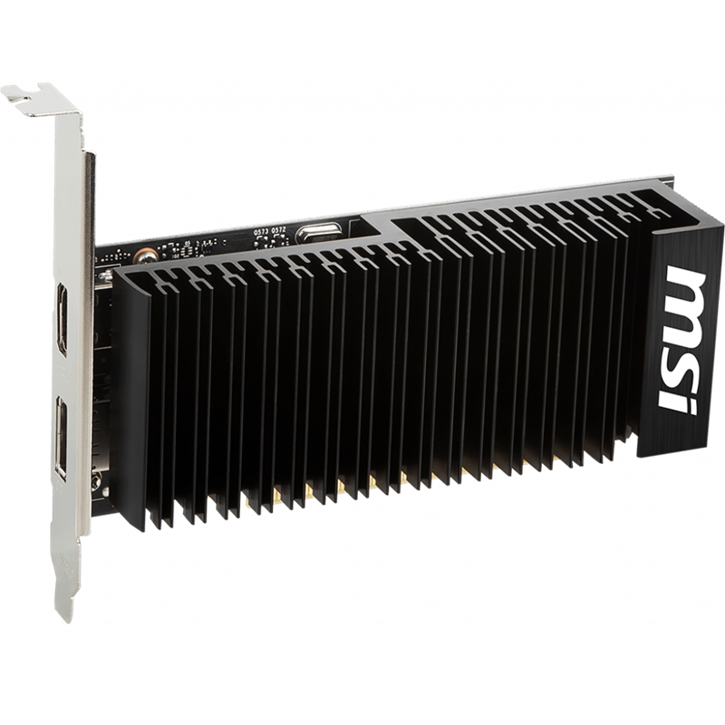 Видеокарта MSI GeForce GT 1030 2GHD4 LP OC, NVIDIA GeForce GT 1030, 2 ГБ видеопамяти, DDR4, фото 2