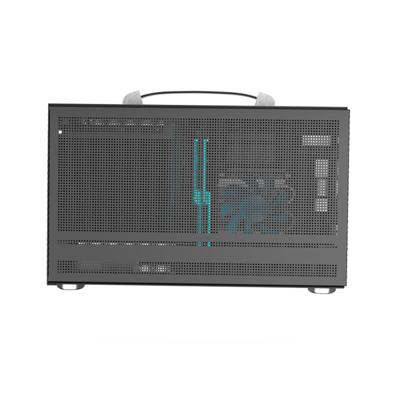 Корпус для ПК PcCooler I100 PRO MESH GY, Slim-Desktop mITX, серый, под Mini-ITX, материал сталь, фото 12