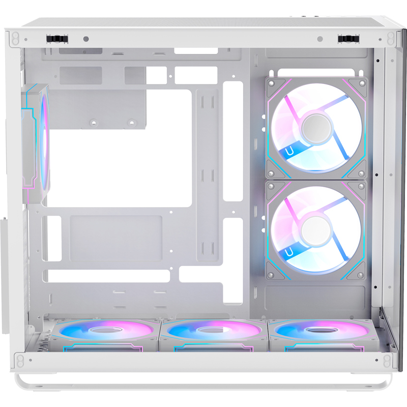 Корпус для ПК Ocypus Iota C70 WH ARGB, Midi Tower, белый, под ATX, mATX, Mini-ITX, подсветка ARGB, фото 5