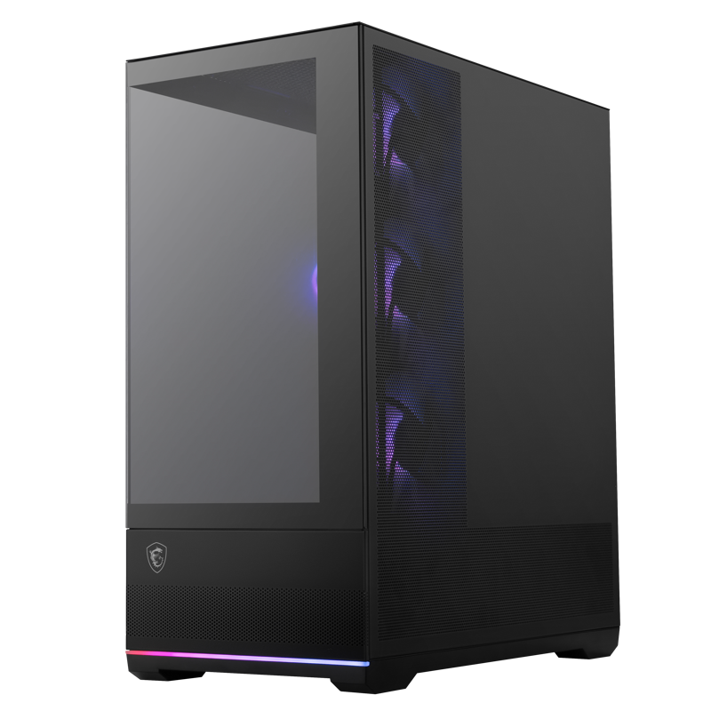 Корпус для ПК MSI MAG PANO 110R PZ, Midi Tower, чёрный, под ATX, mATX, Mini-ITX, подсветка ARGB, фото 8