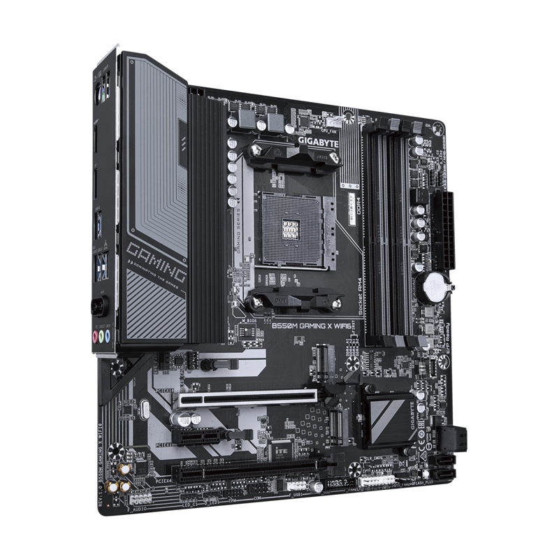 Материнская плата Gigabyte B550M X WIFI6, AM4, AMD B550, mATX, DDR4, фото 14