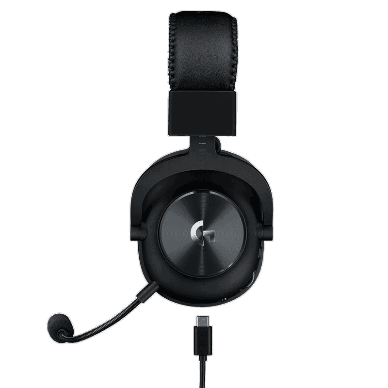 Гарнитура Logitech PRO X LIGHTSPEED, радиоканал, полноразмерные, чёрный, микрофон на держателе, 981-000907, фото 3