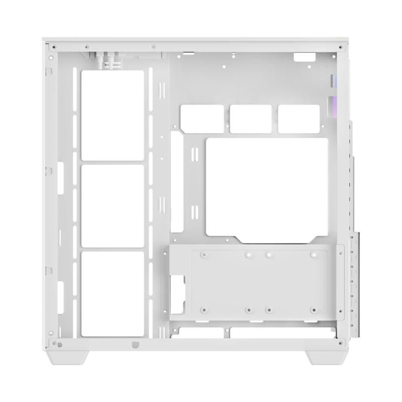 Корпус для ПК Ocypus Delta C74 WH ARGB, Midi Tower, белый, под ATX, mATX, mITX, подсветка ARGB, фото 7