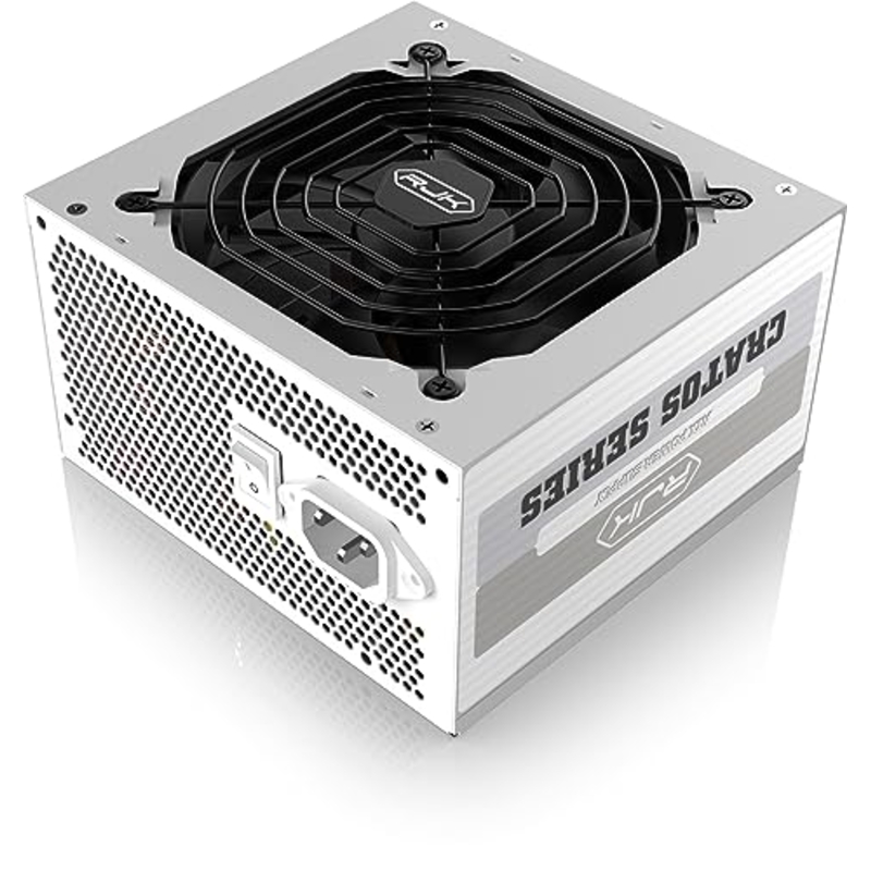 Блок питания Raijintek CRATOS 1000, 80 PLUS Gold, ATX, активный PFC, вентилятор 120x120 мм, белый, фото 2