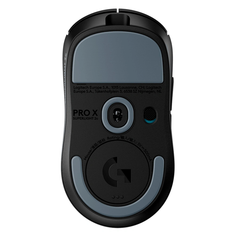 Мышь Logitech G PRO X SUPERLIGHT 2c compact, радиоканал, 44000 dpi, черный, фото 4
