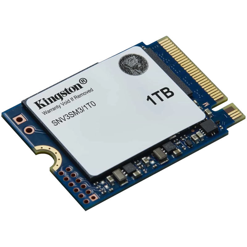 Твердотельный накопитель Kingston SSD NV3, 1 ТБ, 3D TLC, чтение 6000 МБ/с, 320 ТБ, M.2 2230, фото 2