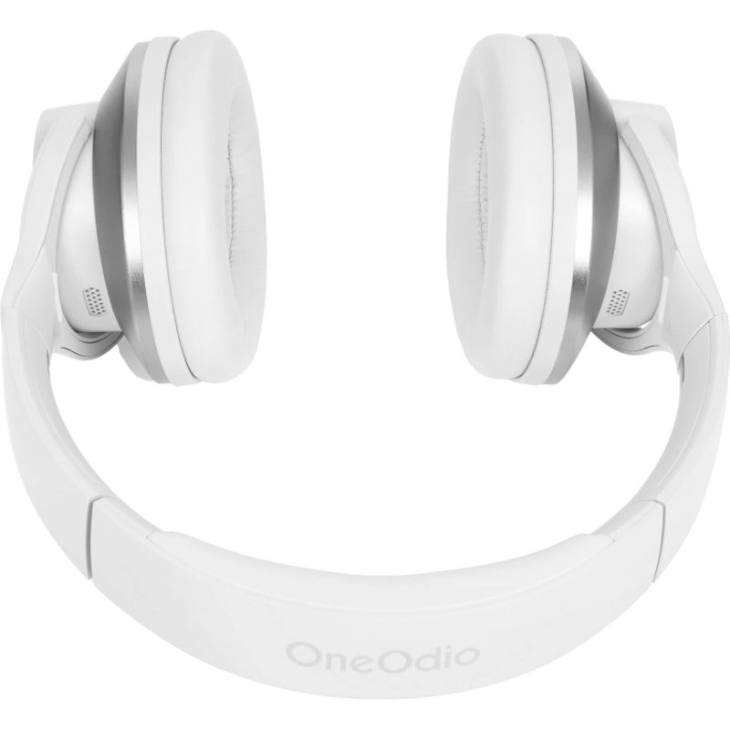 Гарнитура Oneodio A10, Bluetooth 5.0, Mini-jack, USB Type-C, полноразмерные, белый, микрофон встроенный, фото 2