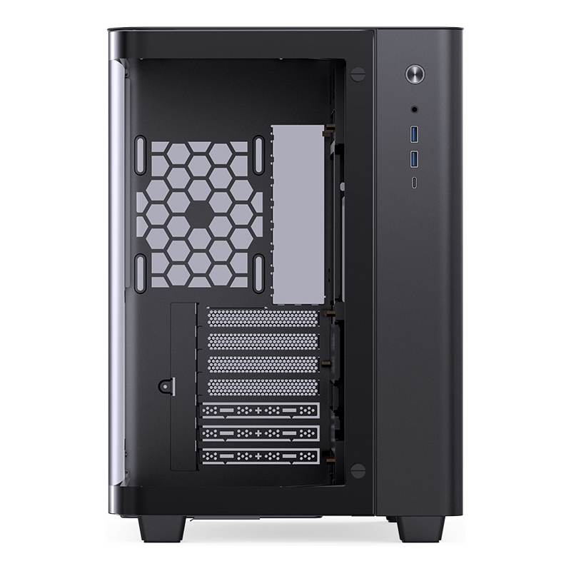Корпус для ПК Jonsbo TK-3, Midi Tower, чёрный, под ATX, mATX, Mini-ITX, материал закалённое стекло, сталь, фото 4