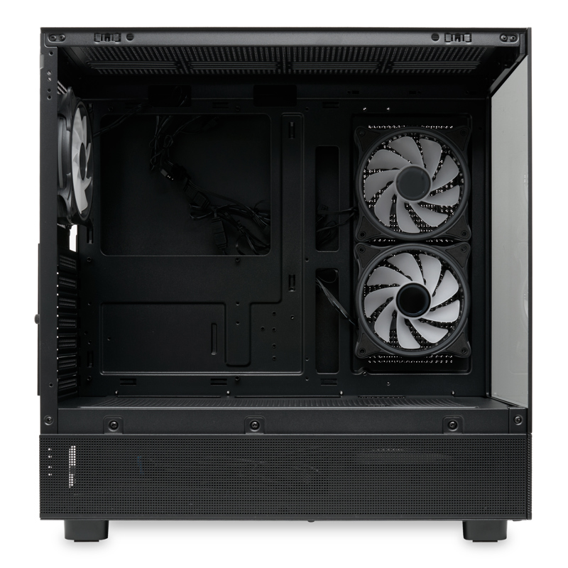 Корпус для ПК Hspd F710, Midi Tower, чёрный, под ATX, E-ATX, mATX, Mini-ITX, подсветка ARGB, фото 6