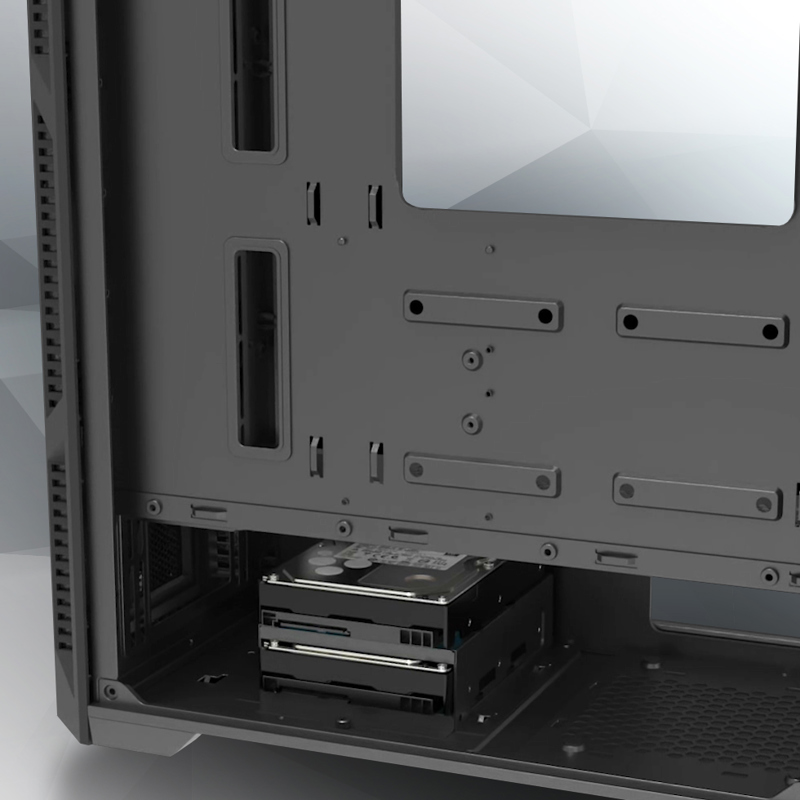 Корпус для ПК Raijintek ARCADIA III, Midi Tower, чёрный, под ATX, mATX, Mini-ITX, фото 32