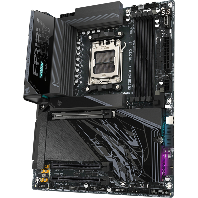 Материнская плата Gigabyte X870E A ELITE X, AM5, AMD X870E, ATX, DDR5, фото 3