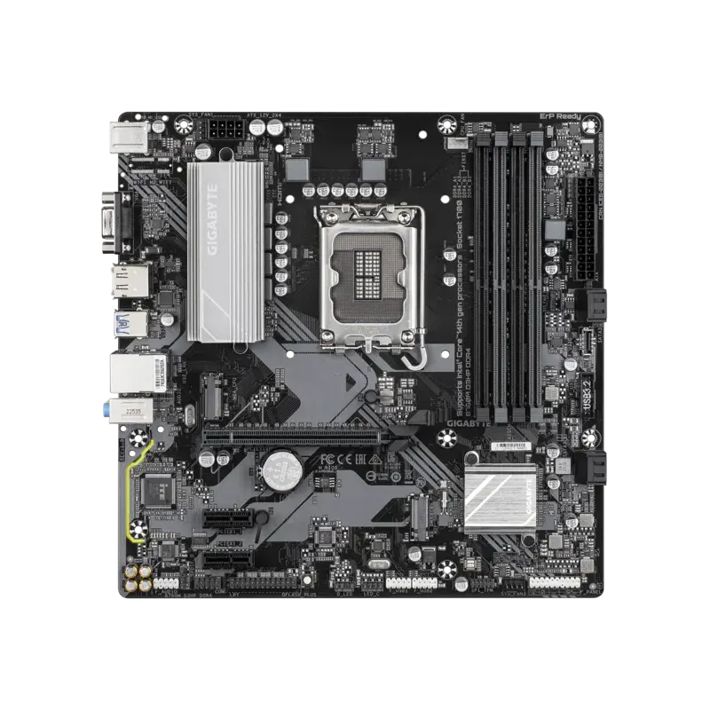 Материнская плата Gigabyte INTEL B760 s1700, LGA1700, mATX, DDR4, B760MD3HPDDR4, фото 5