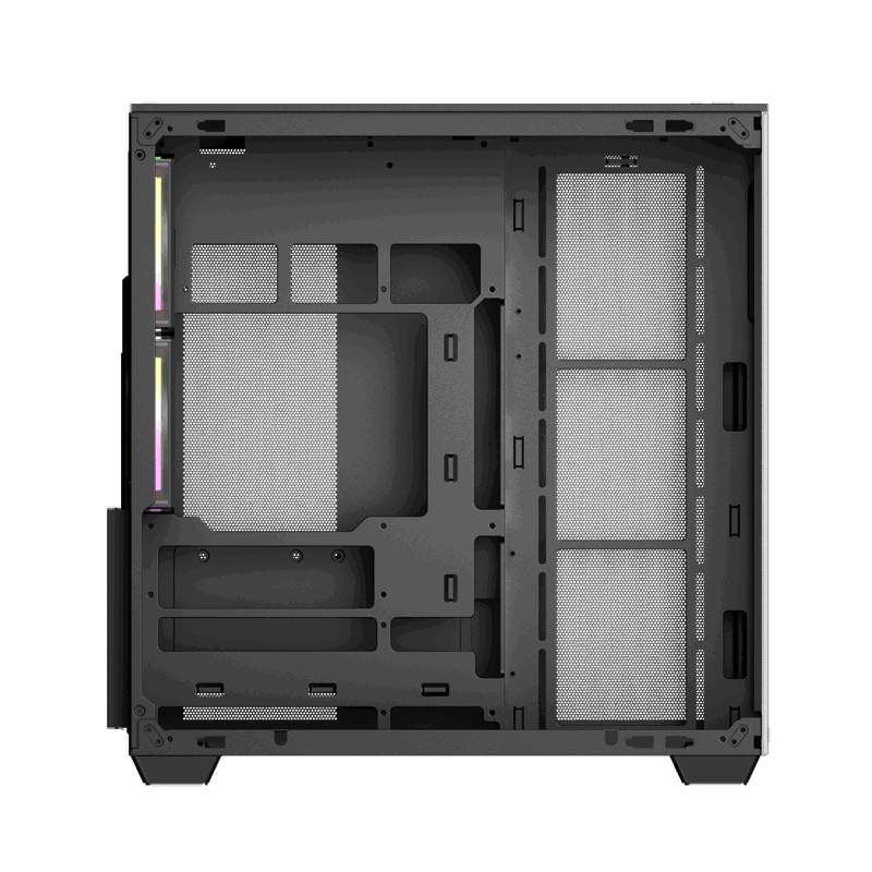 Корпус для ПК Ocypus Delta C74 BK ARGB, Midi Tower, чёрный, под ATX, mATX, mITX, подсветка ARGB, фото 6
