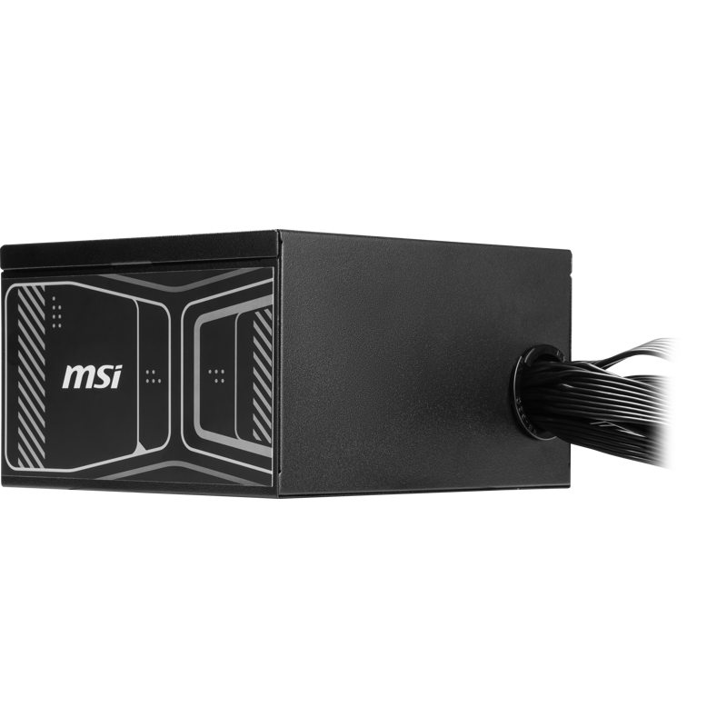 Блок питания MSI MAG A750GN PCIE5, 750 Вт, 80 PLUS Gold, ATX, активный PFC, вентилятор 120x120 мм, фото 10