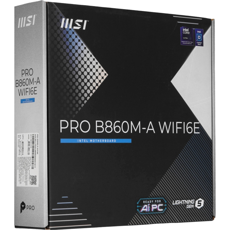 Материнская плата MSI PRO B860M-A WIFI6E, LGA1851, Intel B860, Micro-ATX, DDR5, фото 8