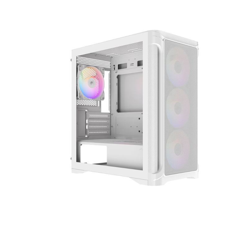 Корпус для ПК Sama S31, mATX, белый, подсветка ARGB, фото 8