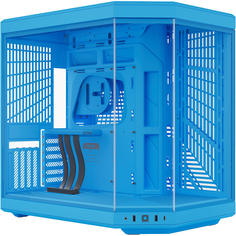 Корпус для ПК Hyte Y70, Midi Tower, голубой, под ATX, E-ATX, mATX, mITX