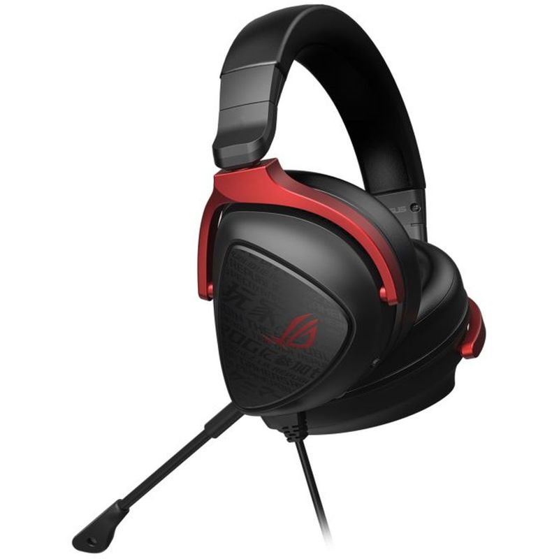 Гарнитура ASUS ROG DELTA S COR, проводное подключение, Mini-jack, накладные полноразмерные, чёрный, фото 14