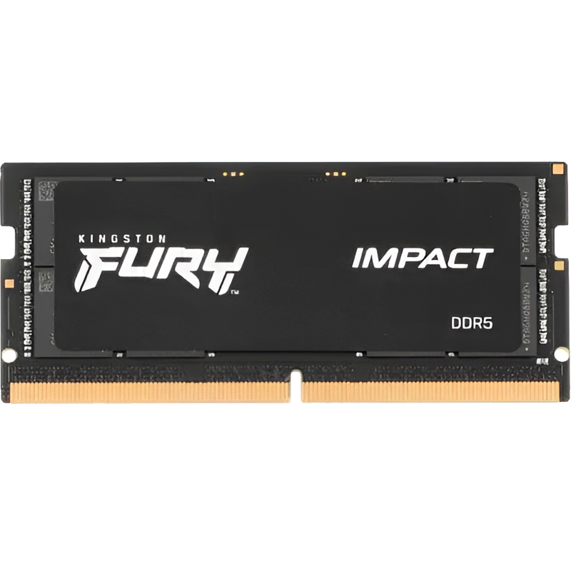 Оперативная память Kingston KF548S38IB-16, 16 ГБ, DDR5, 4800 МГц, SO-DIMM, PC4-38400, CL38