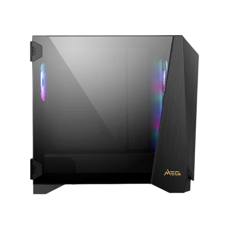 Корпус для ПК MSI MEG PROSPECT 700R, Midi Tower, чёрный, под ATX, mATX, mITX, EATX, подсветка ARGB, фото 2