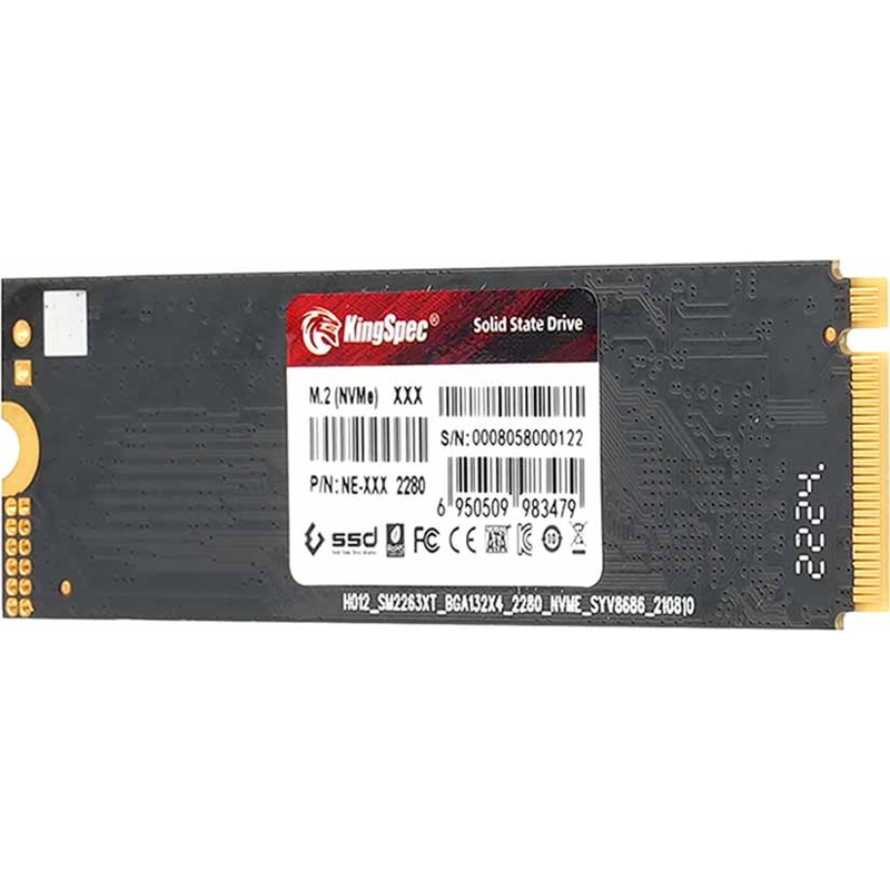 Твердотельный накопитель Kingspec SSD NE-2TB 2280, 2 ТБ, 3D NAND, чтение 3000 МБ/с, 1000 ТБ, фото 5