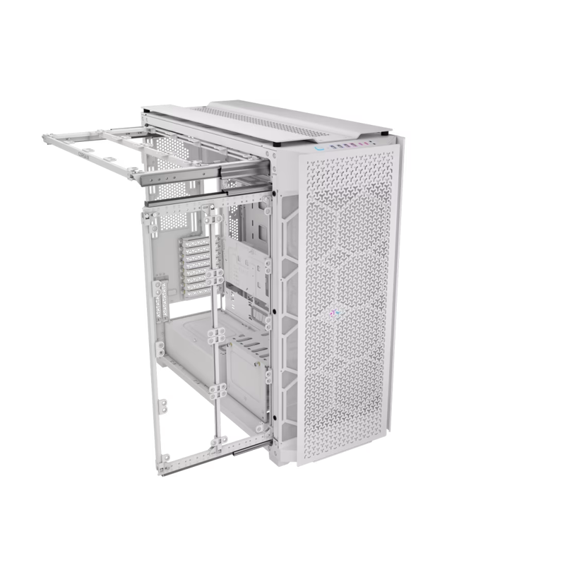 Корпус для ПК Corsair iCUE LINK 9000D Airflow, Full Tower, белый, под ATX, E-ATX, mATX, Mini-ITX, фото 2