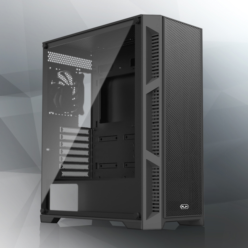 Корпус для ПК Raijintek ARCADIA III, Midi Tower, чёрный, под ATX, mATX, Mini-ITX