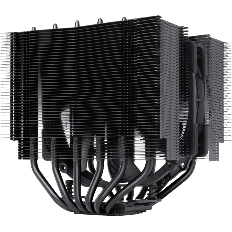 Кулер для процессора Noctua NH-D15S chromax.black, до 167 Вт, вентилятор 140 мм, шум 24.6 дБА