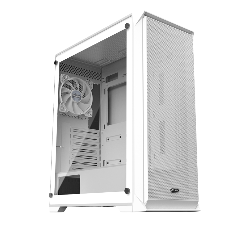 Корпус для ПК Raijintek ARCADIA 41, Midi Tower, белый, под ATX, mATX, mITX
