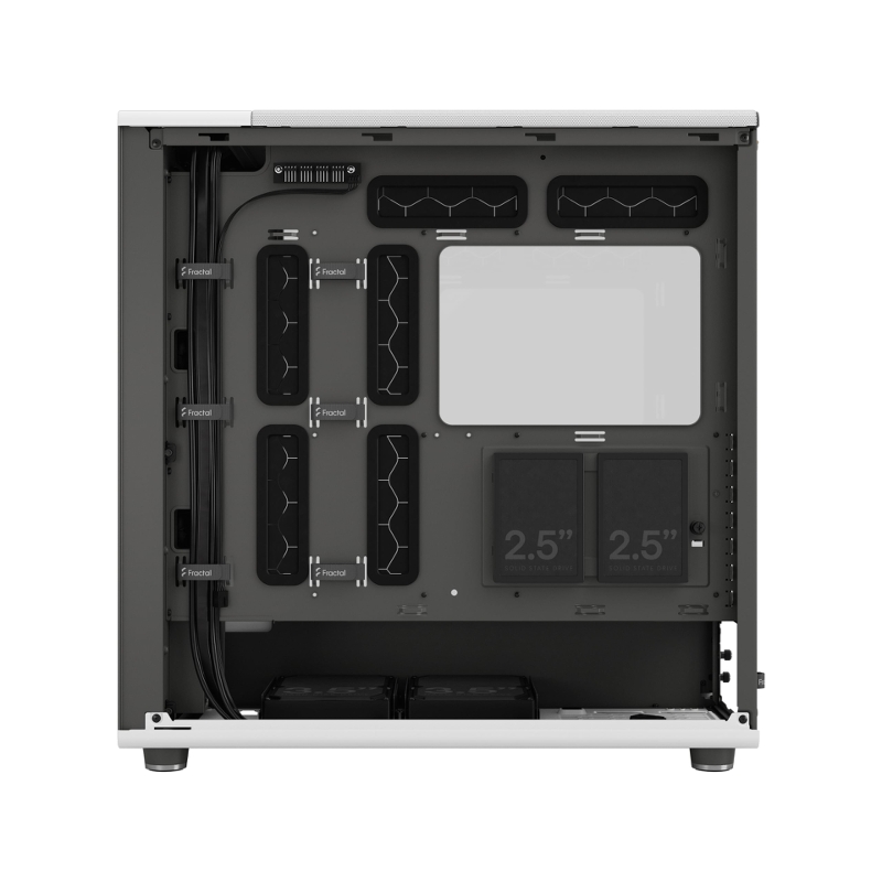 Корпус для ПК Fractal Design North XL RC Chalk TG Clear, Full Tower, белый, под ATX, E-ATX, mATX, mITX, фото 16
