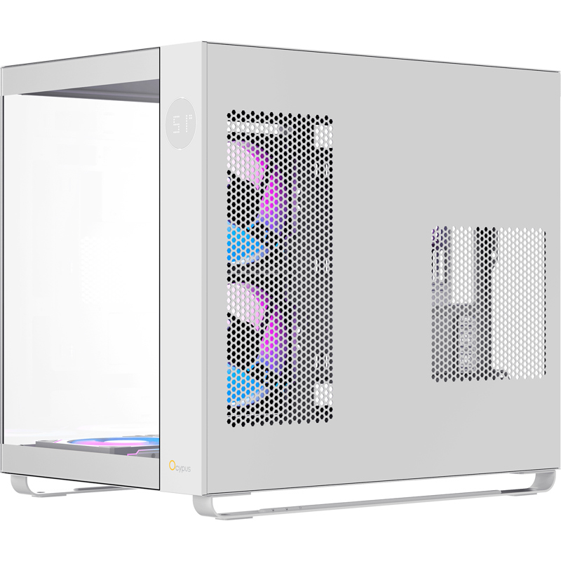 Корпус для ПК Ocypus Iota C70 WH ARGB, Midi Tower, белый, под ATX, mATX, Mini-ITX, подсветка ARGB, фото 3