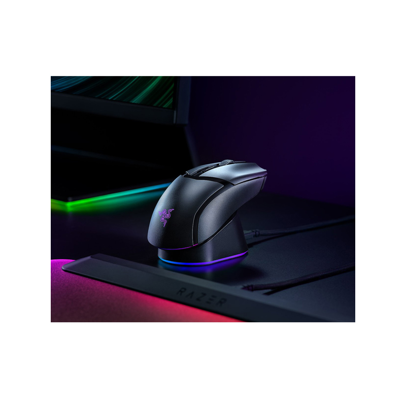 Мышь Razer Cobra HyperSpeed, USB-C, Bluetooth, радиоканал, 26000 dpi, чёрный, подсветка, фото 13