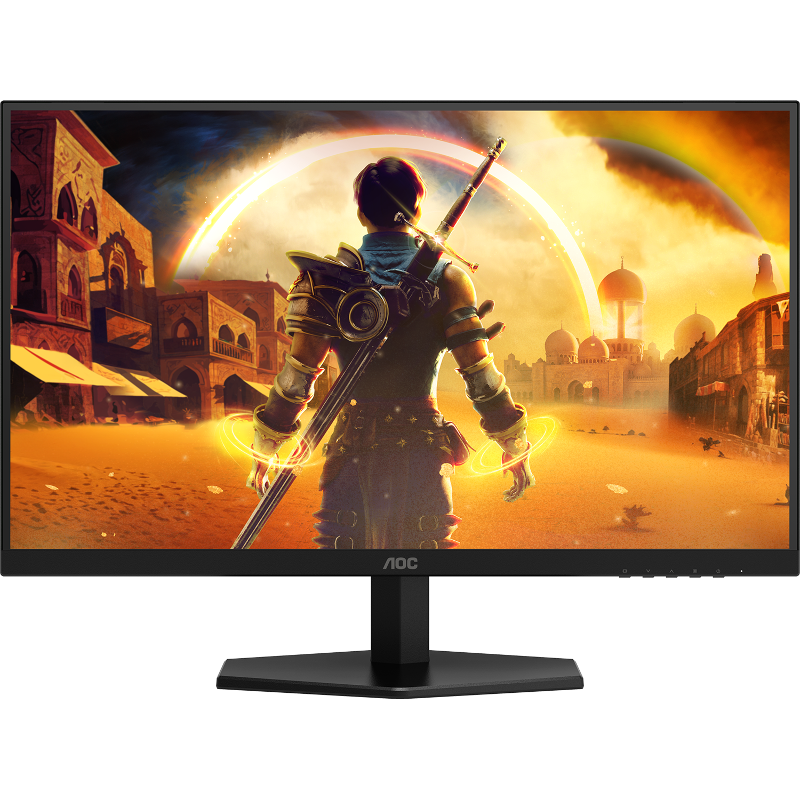 Монитор AOC 27G42E, 27 дюймов, 1920x1080, 180 Гц, IPS, чёрный, DP x 1, HDMI x 1, Jack 3.5 mm x 1